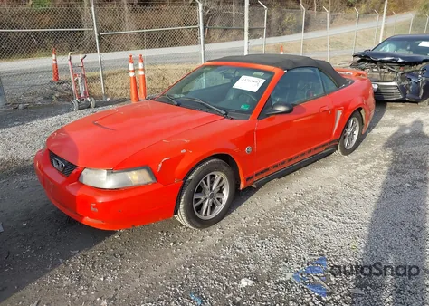 2004 Ford Mustang из США, поврежденный, VIN 1FAFP44604F219903